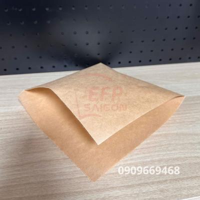 TÚI GIẤY 2 MIỆNG TAM GIÁC ĐỰNG HAMBURGER, BÁNH MÌ, SANDWICH